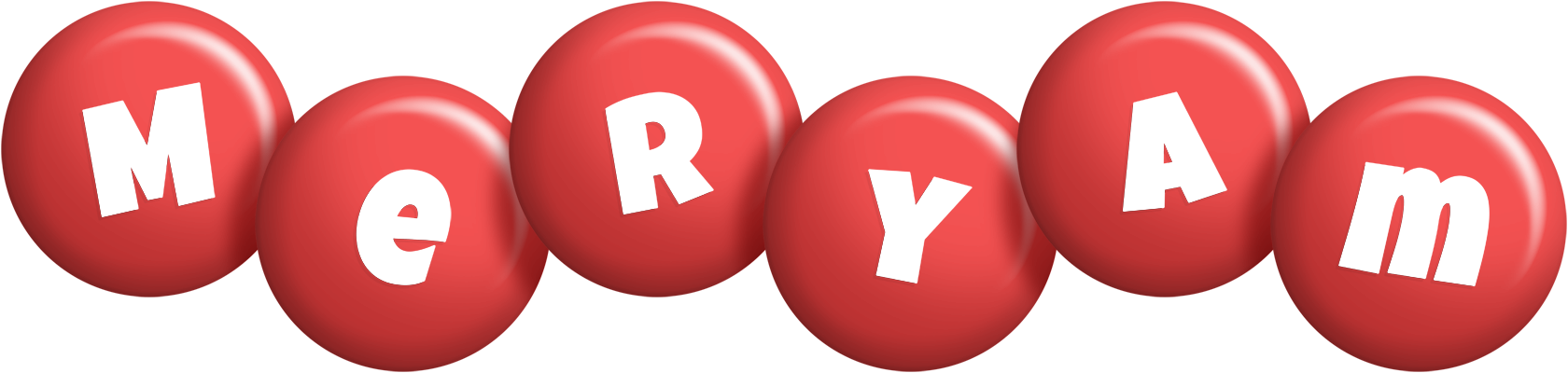 Meryam candy-red logo