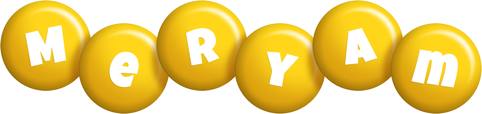 Meryam candy-yellow logo