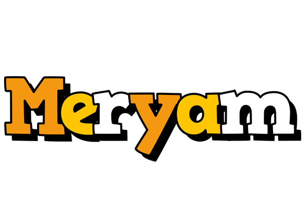 Meryam cartoon logo