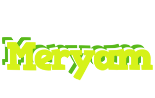 Meryam citrus logo