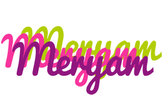 Meryam flowers logo