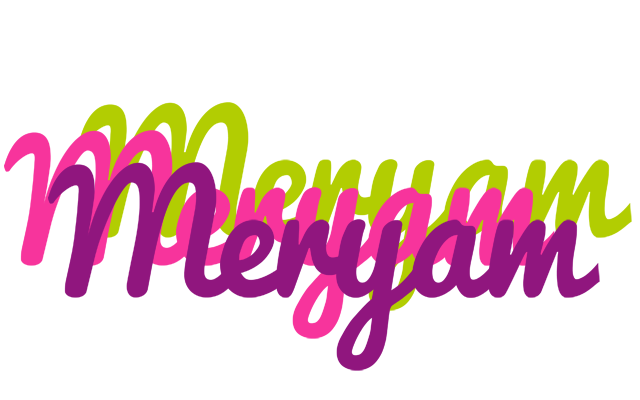 Meryam flowers logo