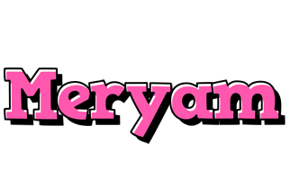 Meryam girlish logo