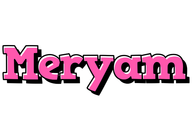 Meryam girlish logo