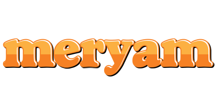 Meryam orange logo