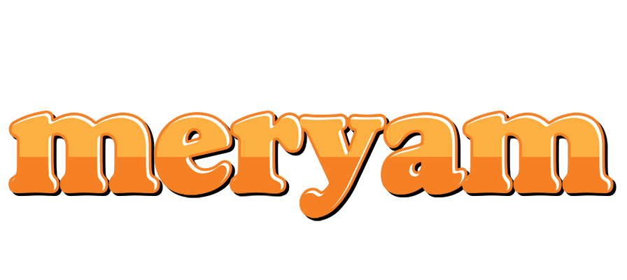 Meryam orange logo