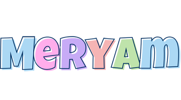 Meryam pastel logo