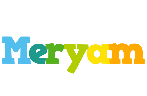 Meryam rainbows logo
