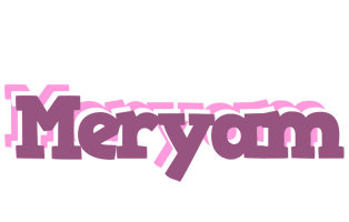 Meryam relaxing logo