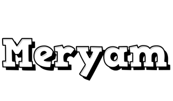 Meryam snowing logo