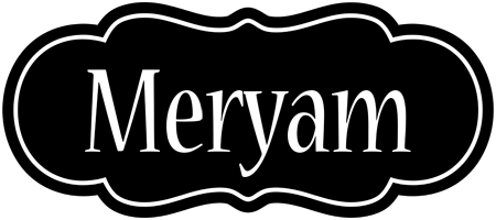 Meryam welcome logo