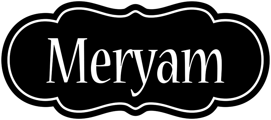 Meryam welcome logo