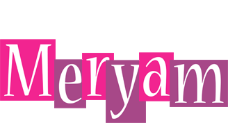 Meryam whine logo