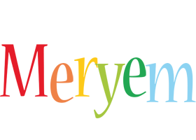 Meryem birthday logo