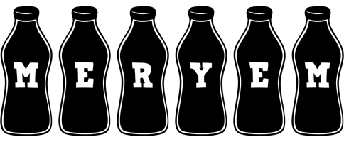 Meryem bottle logo