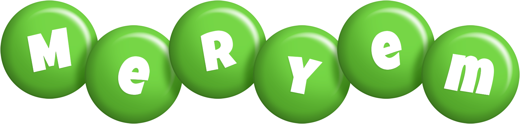 Meryem candy-green logo