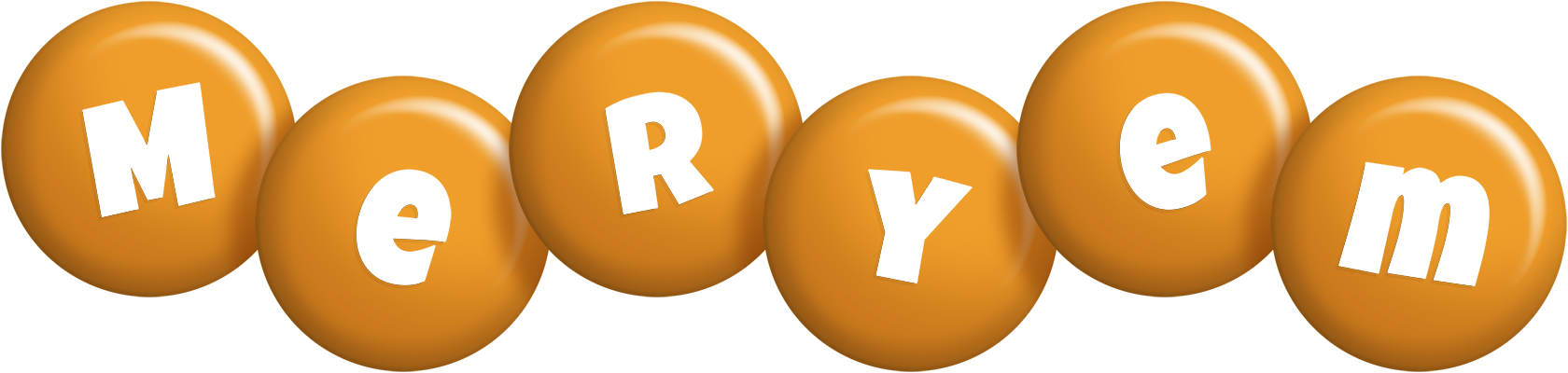 Meryem candy-orange logo