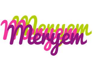 Meryem flowers logo