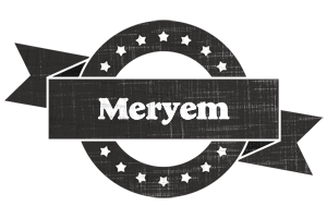 Meryem grunge logo