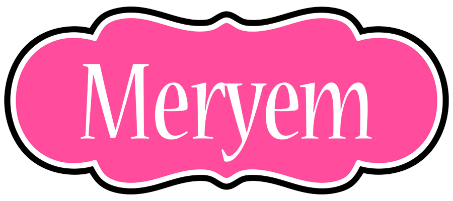 Meryem invitation logo