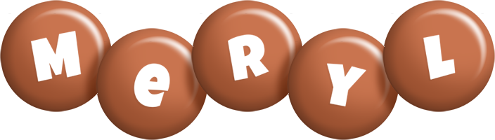 Meryl candy-brown logo