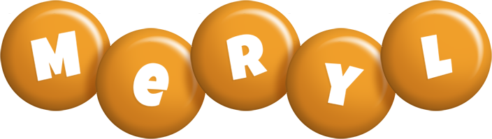 Meryl candy-orange logo