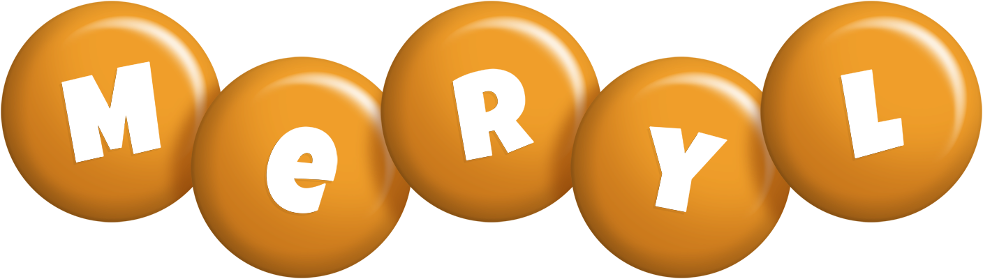 Meryl candy-orange logo