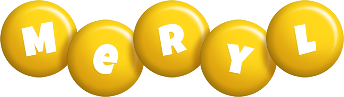 Meryl candy-yellow logo