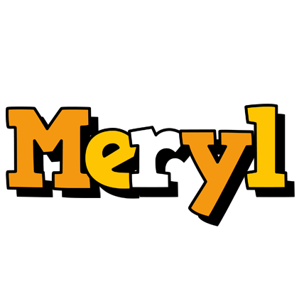 Meryl cartoon logo