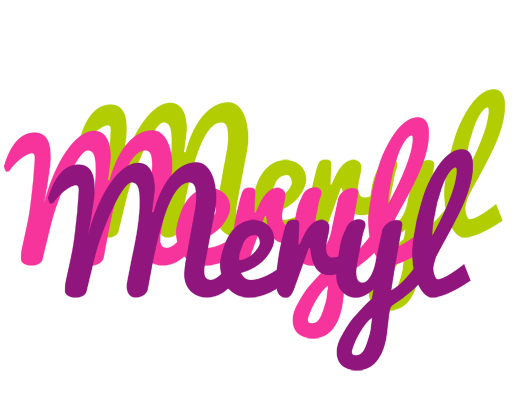 Meryl flowers logo