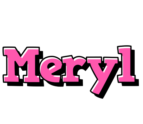 Meryl girlish logo