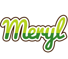 Meryl golfing logo