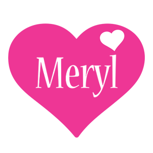 Meryl love-heart logo