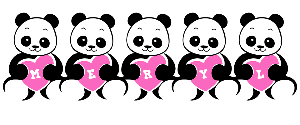 Meryl love-panda logo