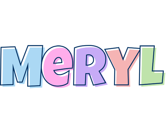 Meryl pastel logo