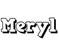 Meryl snowing logo