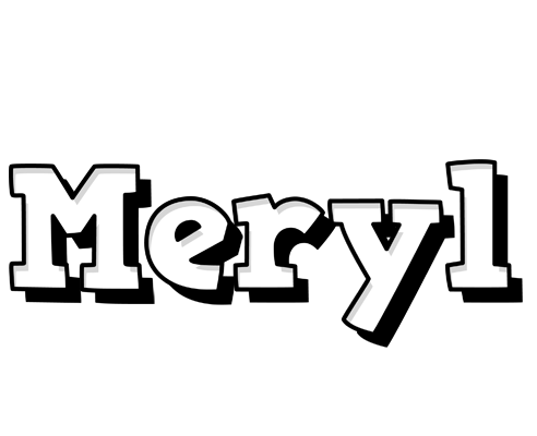 Meryl snowing logo