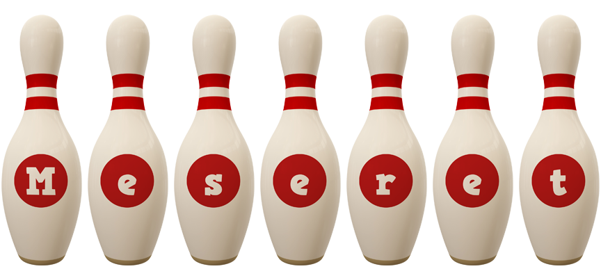 Meseret bowling-pin logo