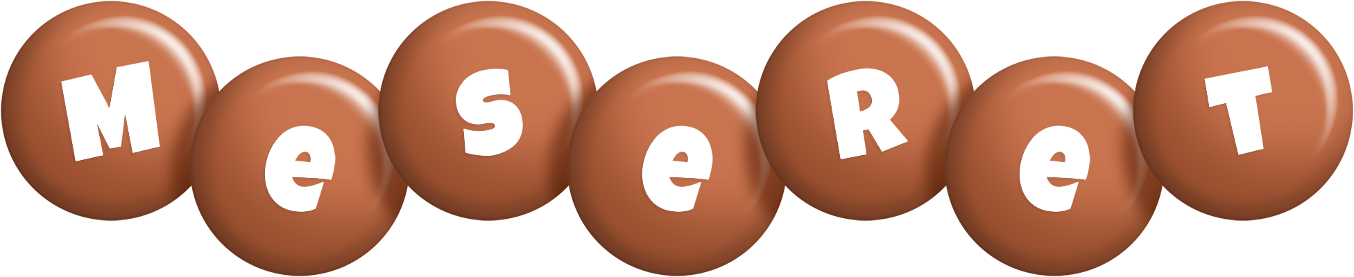 Meseret candy-brown logo