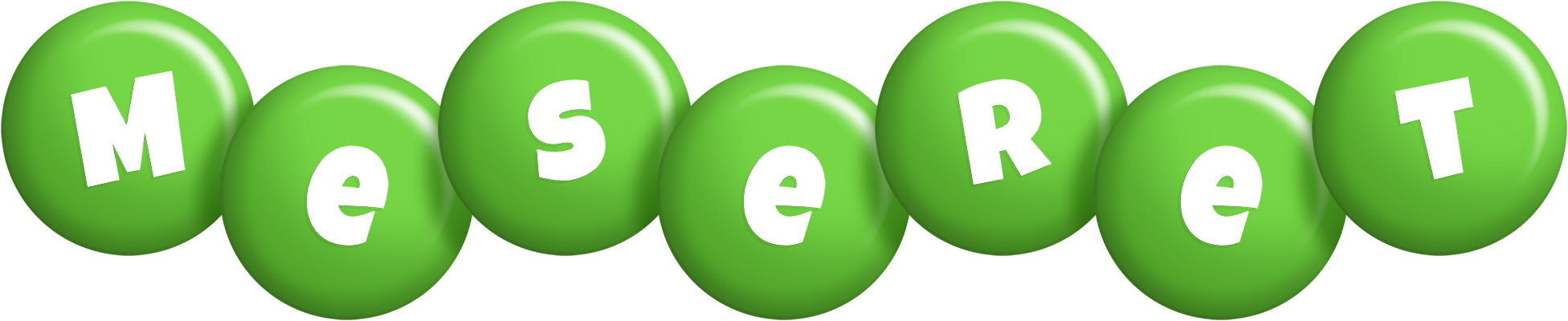Meseret candy-green logo