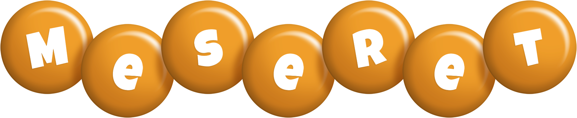 Meseret candy-orange logo