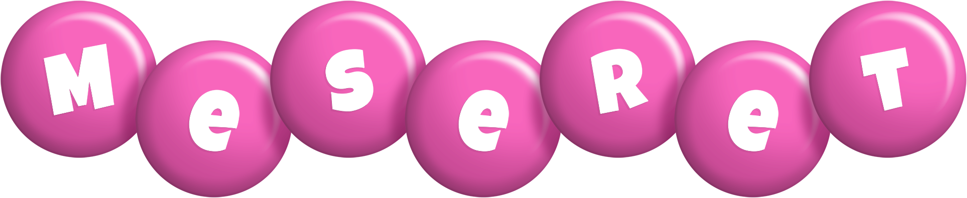 Meseret candy-pink logo