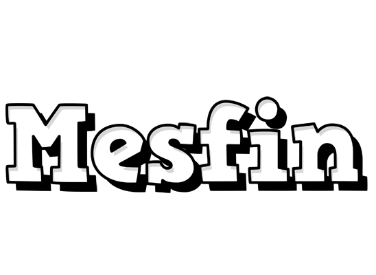 Mesfin snowing logo