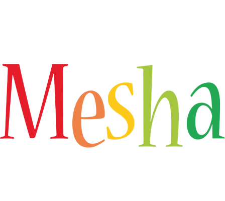 Mesha birthday logo