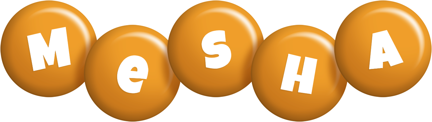 Mesha candy-orange logo
