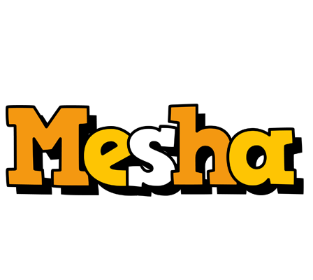 Mesha cartoon logo