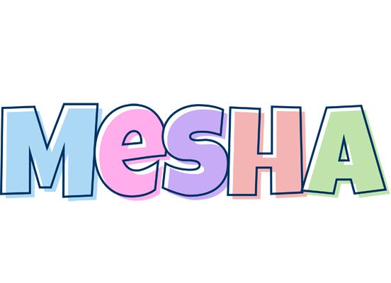 Mesha pastel logo