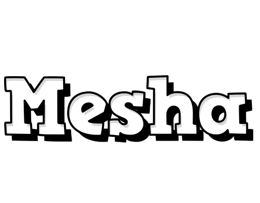 Mesha snowing logo