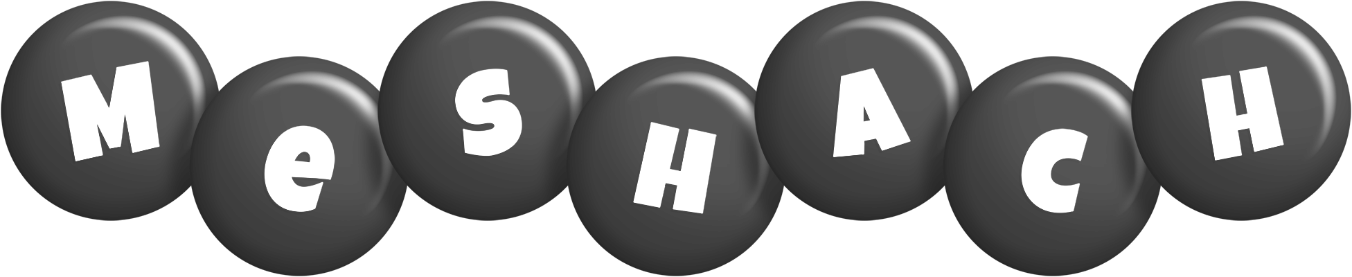 Meshach candy-black logo