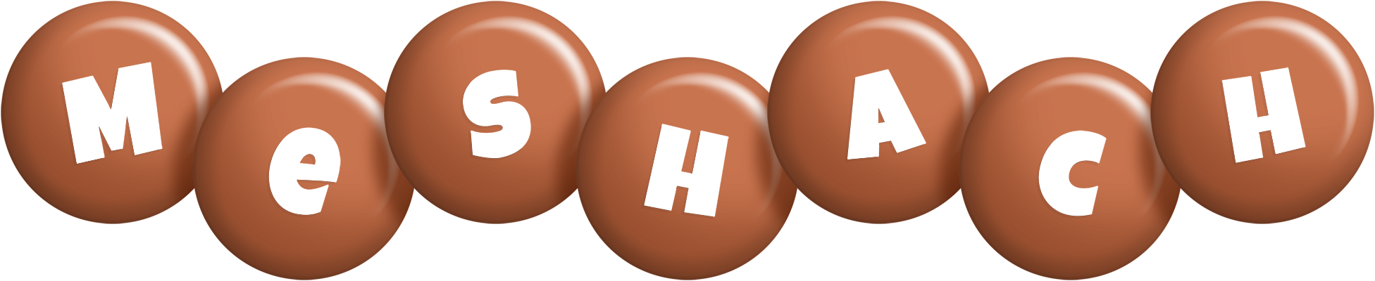 Meshach candy-brown logo